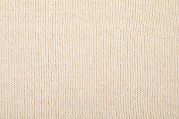 Beige melange knitting fabric textured background