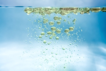 Naklejka na ściany i meble water oil bubbles background