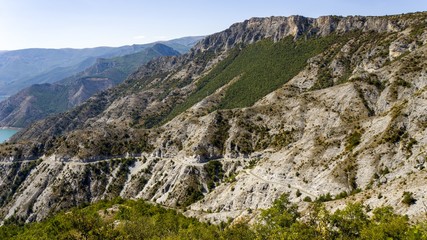 Obraz premium amazing landscape at lake kozjak in macedonia
