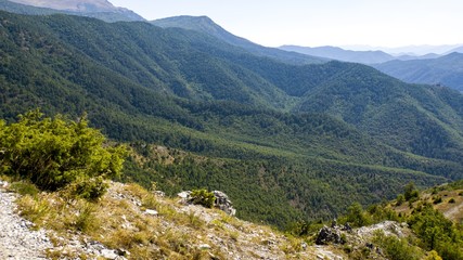 amazing landscape at lake kozjak in macedonia