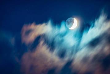 Moon sky background