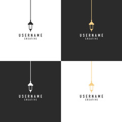 Lantern premium logo design vector © art_bee8