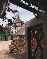 old wooden house