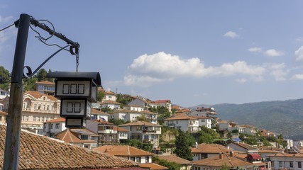 architecture details from ohrid town in northern macedonia