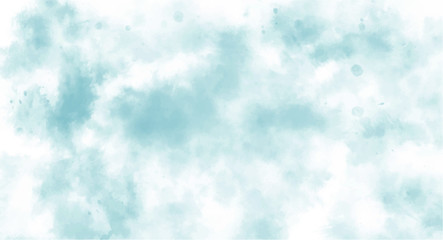 Blue watercolor background for your design, watercolor background concept, vector.
