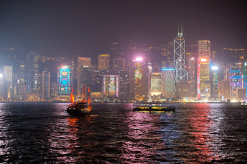 AUGUST 30, 2019 HONG KONG at Victoria harbour