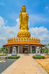 Statue of Bodhisattva Guan Yin Chinese Temple