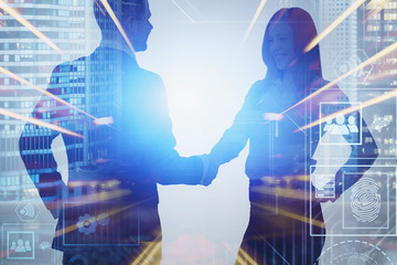 Business partnership and digital interface