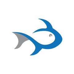 fish logo vector