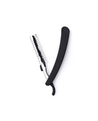 Razor on isolated white background