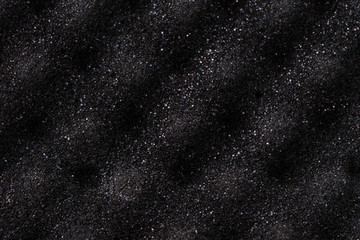 Abstract black foam texture background