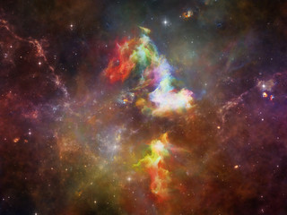 Fototapeta na wymiar Shining Nebula