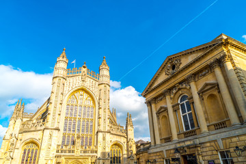The Abbey Church of Saint Peter and Saint Paul, Bath, commonly known as Bath Abbey, Somerset England
