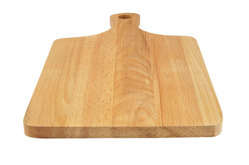 Wooden cutting board isolated