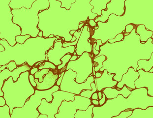 Breezy Narrative seamless abstract pattern.