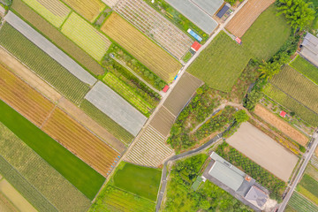 Obraz premium aerial view of Puli township