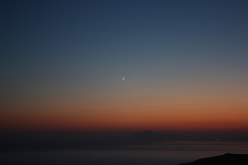 sunrise -sunset in the Aegean sea