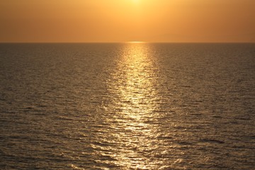 Obraz premium Sunrise-sunset in the Aegean