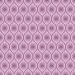 Floral ombre burst geometric ogee pattern