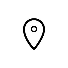 Location icon. Map pin symbol