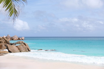Paradise like beaches on the Seychelles