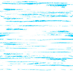 Vector seamless repeating background of rough horizontal light blue lines