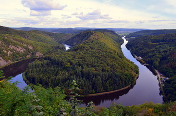 Blick auf die Saarschleife