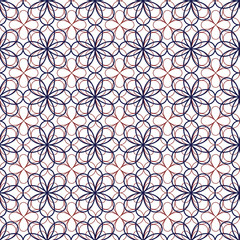 Simple Line Geometric Seamless Pattern