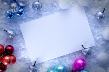 2020 year. New Year's and Christmas. Greeting card.