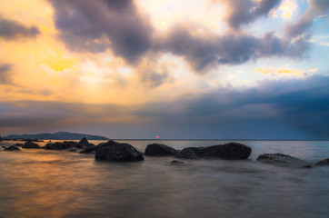 Obraz premium Sunset on beach
