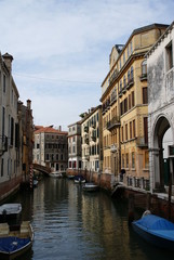 Fototapeta na wymiar Venice urban architecture with canals and bay