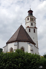 Fototapeta na wymiar Stadtkirche St. Peter und Paul in Blaubeuren