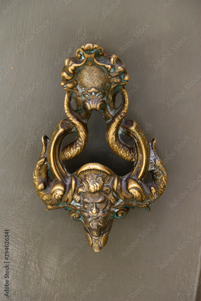 Wall mural unusual and antique door handles of malta