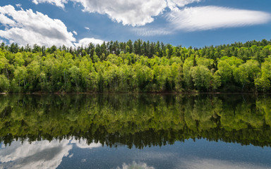lake in deep forest in the boundary waters of minnesota © Mitch