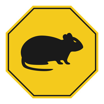 Rat Warning Signs clip art preview