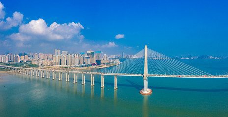 Beautiful scenery in Zhanjiang Bay, Guangdong Province