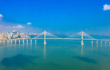 Beautiful scenery in Zhanjiang Bay, Guangdong Province