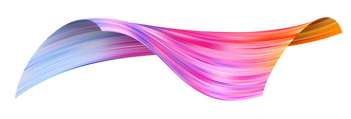 Wave colorful texture volume surface. warp strip