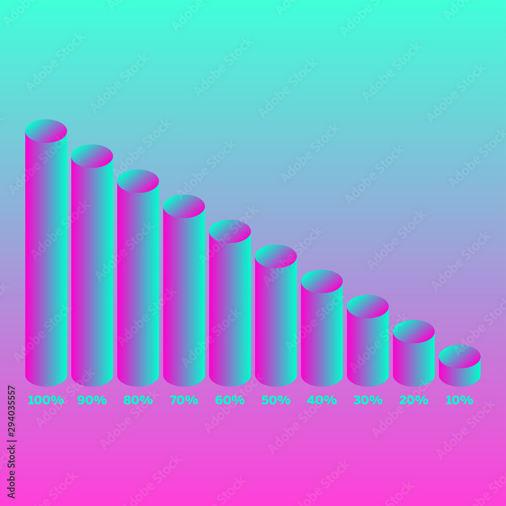 Aufkleber infographic template chart. vector infographic. presentation design. template design element. busine