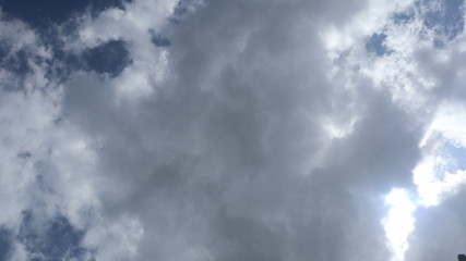 The amazing white big cloud