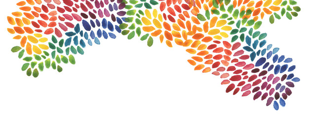 Abstract acrylic and watercolor brush strokes painted background. Texture paper.