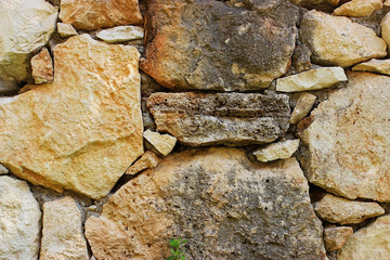Background of stone wall texture