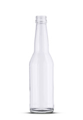 glass empty beer bottle