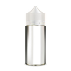 E liquid bottle mock up. Vapour packaging blank. Vape smoke dropper container mockup. Realistic essence oil glass jar with plastic dropper. 3d product design for natural essential extract
