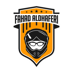 motorcycle helmet shield logo design