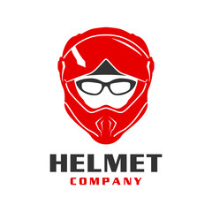 motorcycle helmet logo design