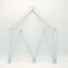 Metro de carpintero abierto de diferentes formas