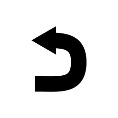 arrow icon vector trendy flat design