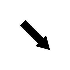 arrow icon vector trendy flat design