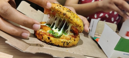 chef with pizza